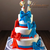 Свадебный торт "Влюбленные киски" №  193 С