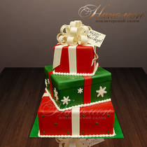 Новогодний торт "Подарки" №  020 Н