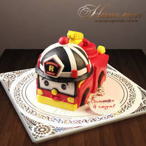 Торт пожарная машина Рой №  294 Д