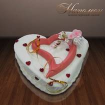 Подарочный торт Валентинка