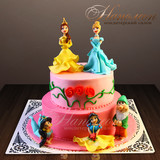 Торт с принцессами №  376 Д