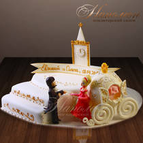 Свадебный торт Золушка и Принц №  246 С