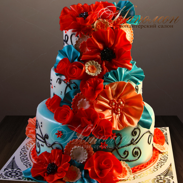 Свадебный торт № 252 С