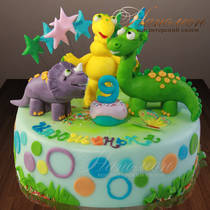 Детский торт Динозаврики № 458 Д