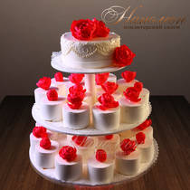 Свадебный торт с пирожными № 275 С