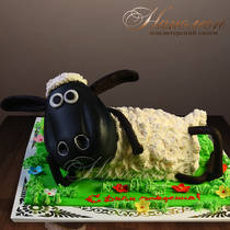 Торт овечка №  183 Т