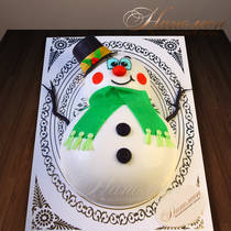 Торт снеговик 043 Н