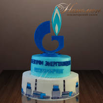 Корпоративный  торт  Газпрому № 073 К