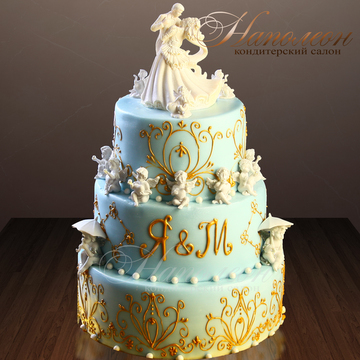 Свадебный торт № 340 С