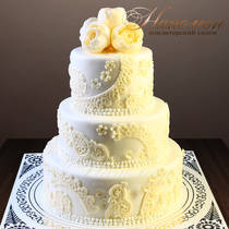 Свадебный торт № 344 С