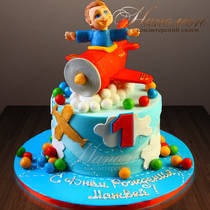 Детский торт на день рождения мальчику № 643 Д