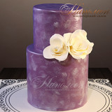 Свадебный торт фиолетовый № 350 С