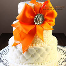 Трехъярусный свадебный торт № 355 С