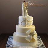 Свадебный торт красивый № 358 С