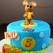 Детский торт мышка № 668 Д