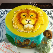 Детский торт лев № 677 Д