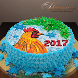 Торт на новый год петух № 054 Н