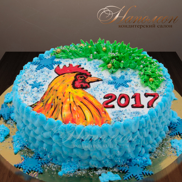 Торт на новый год петух № 054 Н