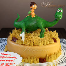 Детский торт динозавр № 700 Д