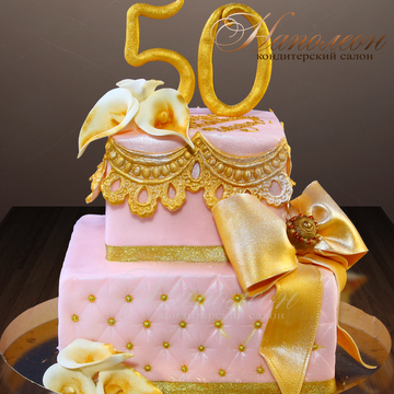 Торт на 50 лет женщине № 306 Т