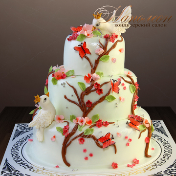 Свадебный торт № 387 С