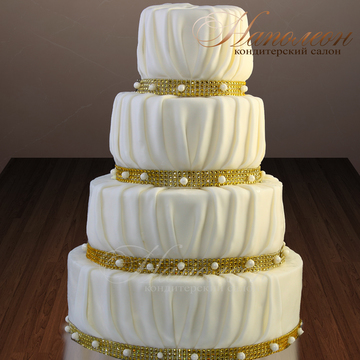 Свадебный торт № 392 С