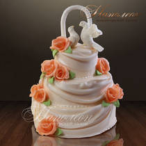 Свадебный торт  №  053 С