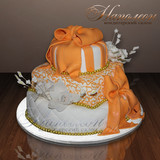 Свадебный торт  №  090 С