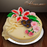 Праздничный торт "Цветы признания" №  010 Т