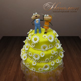 Торт на свадьбу №  044 С