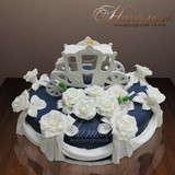 Свадебный торт с каретой №  068 С