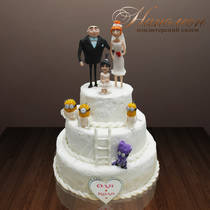Свадебный торт №  054 С