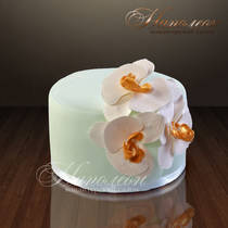 Торт "Нежные лилии" №  022 Ж