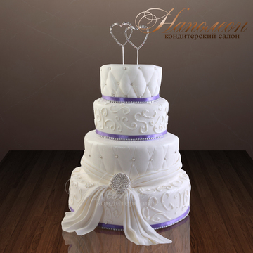 Свадебный торт №  014 С