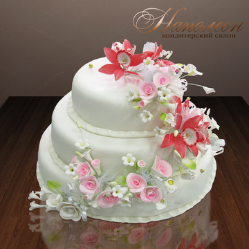 Свадебный торт №  034 С