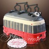 Корпоративный торт "Трамвай" №  018 K