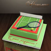 Торт "Теннис большой" №  030 М